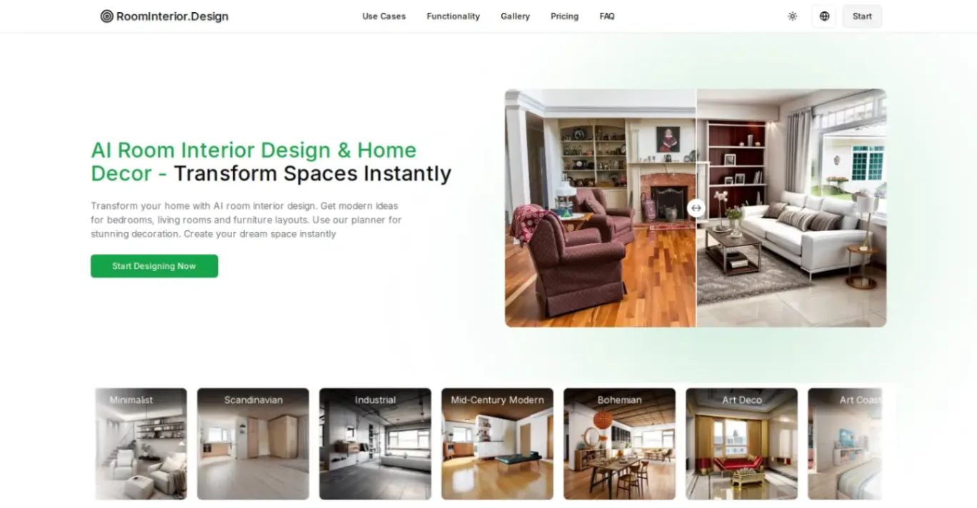 Room Interior Design & Home Decor screenshot and logo