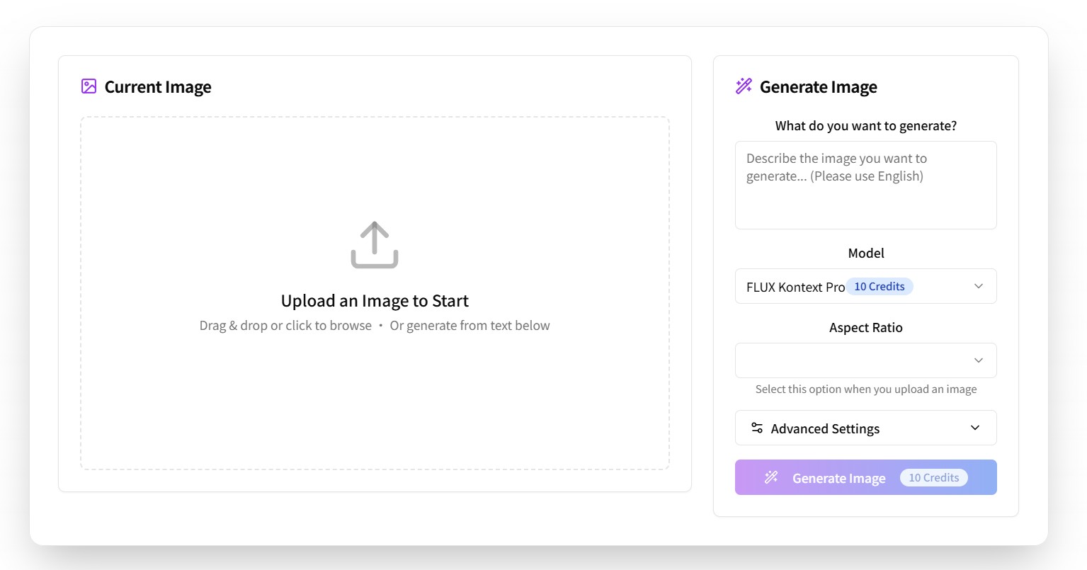 flux kontex screenshot and logo