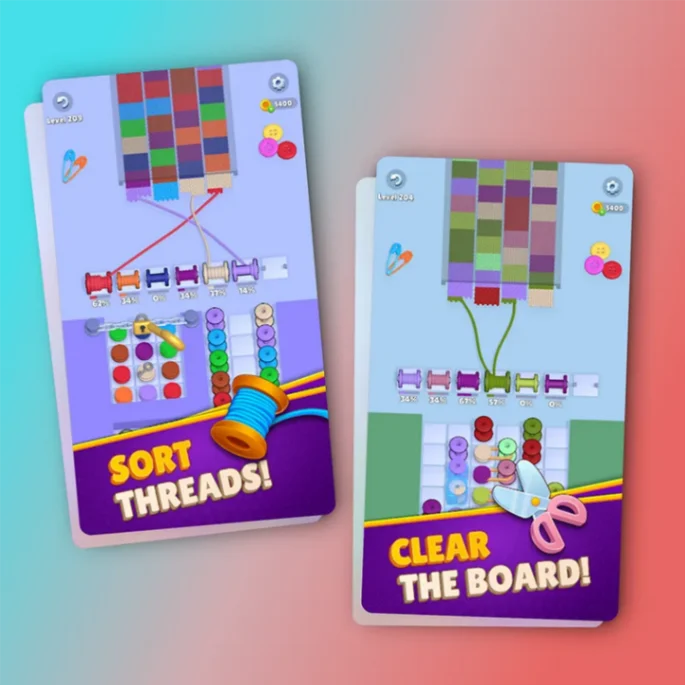 Knit Out screenshot and logo