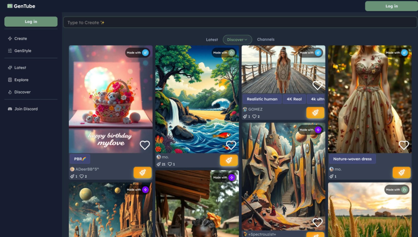 GenTube screenshot and logo