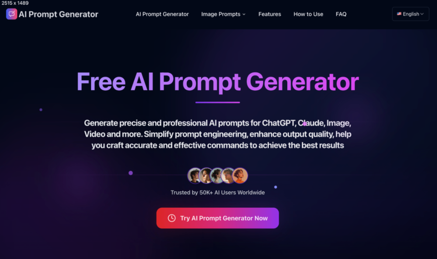 AI Prompt Generator screenshot and logo