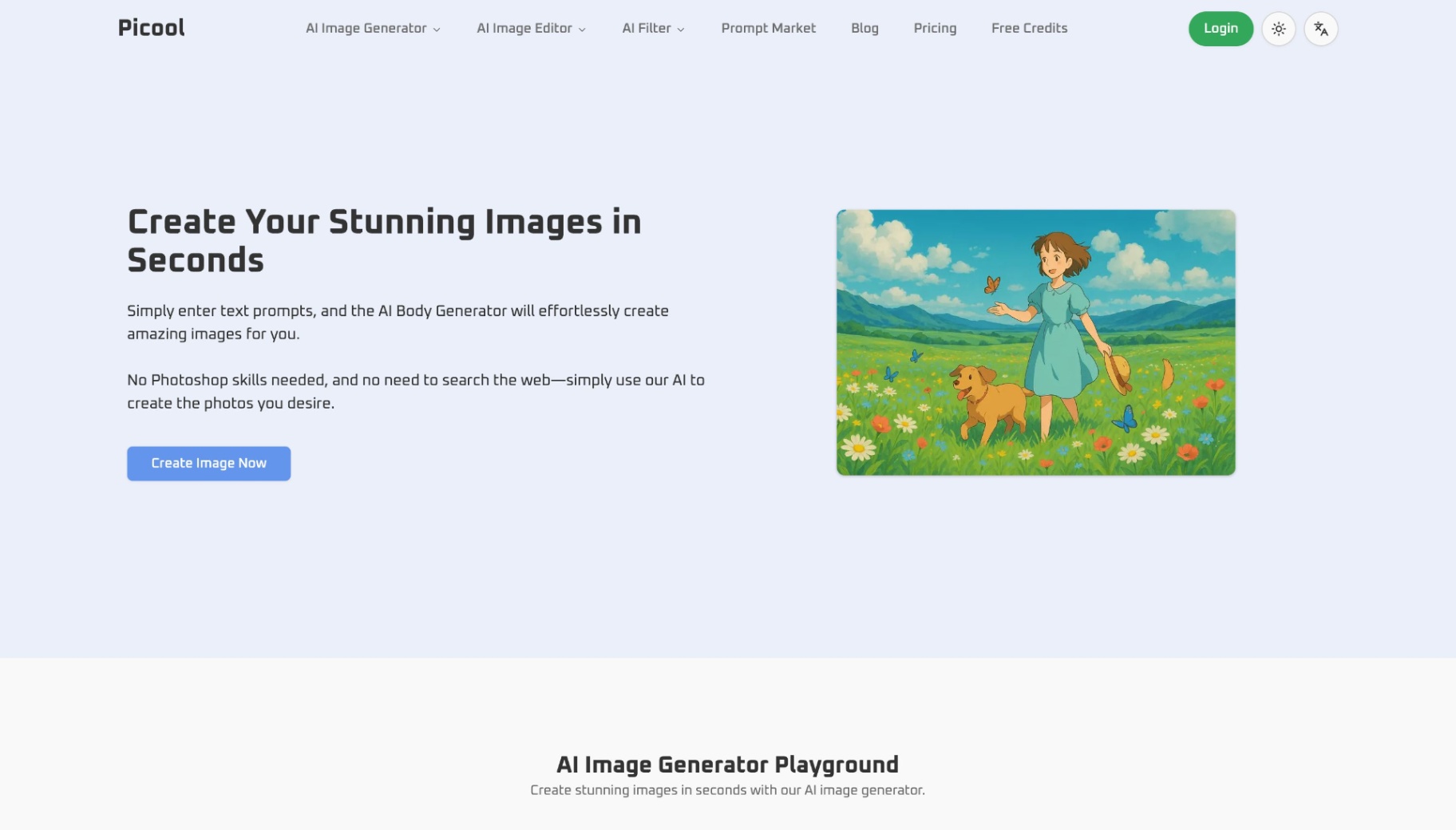 Picool screenshot and logo