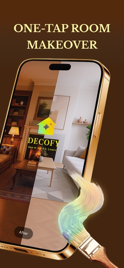 Decofy screenshot and logo