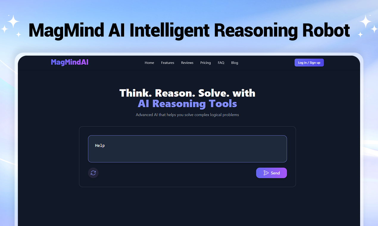 MagMind AI screenshot and logo