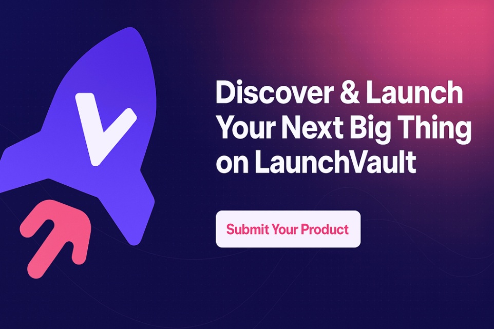 Launch Vault screenshot and logo