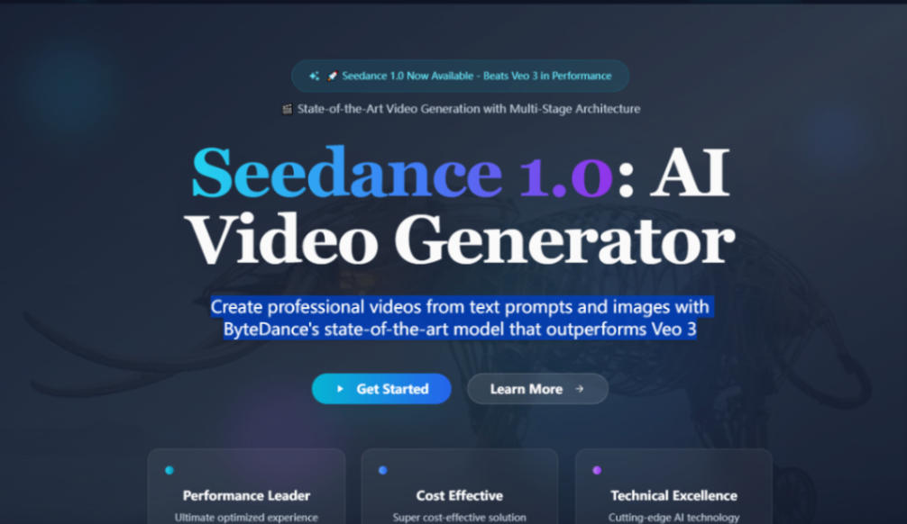 seedance screenshot and logo