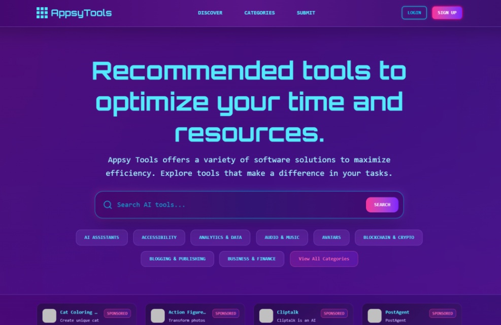 Appsy Tools screenshot and logo