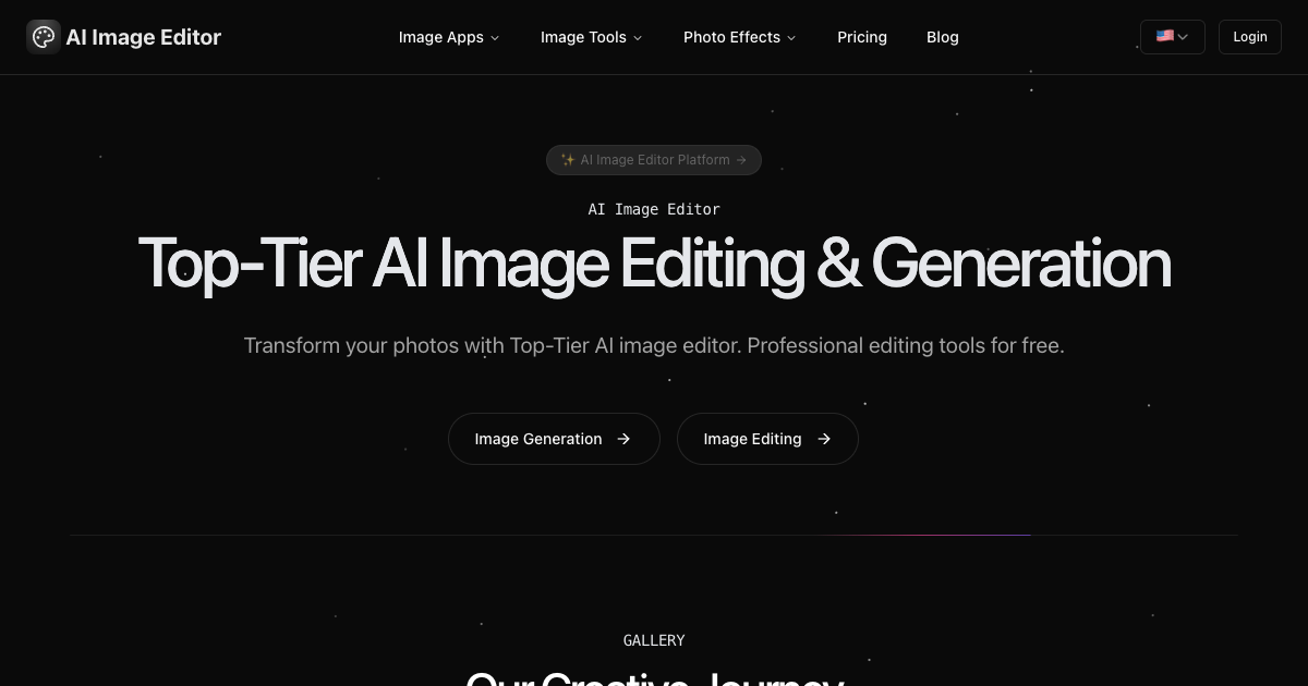 ImgEditor AI screenshot and logo