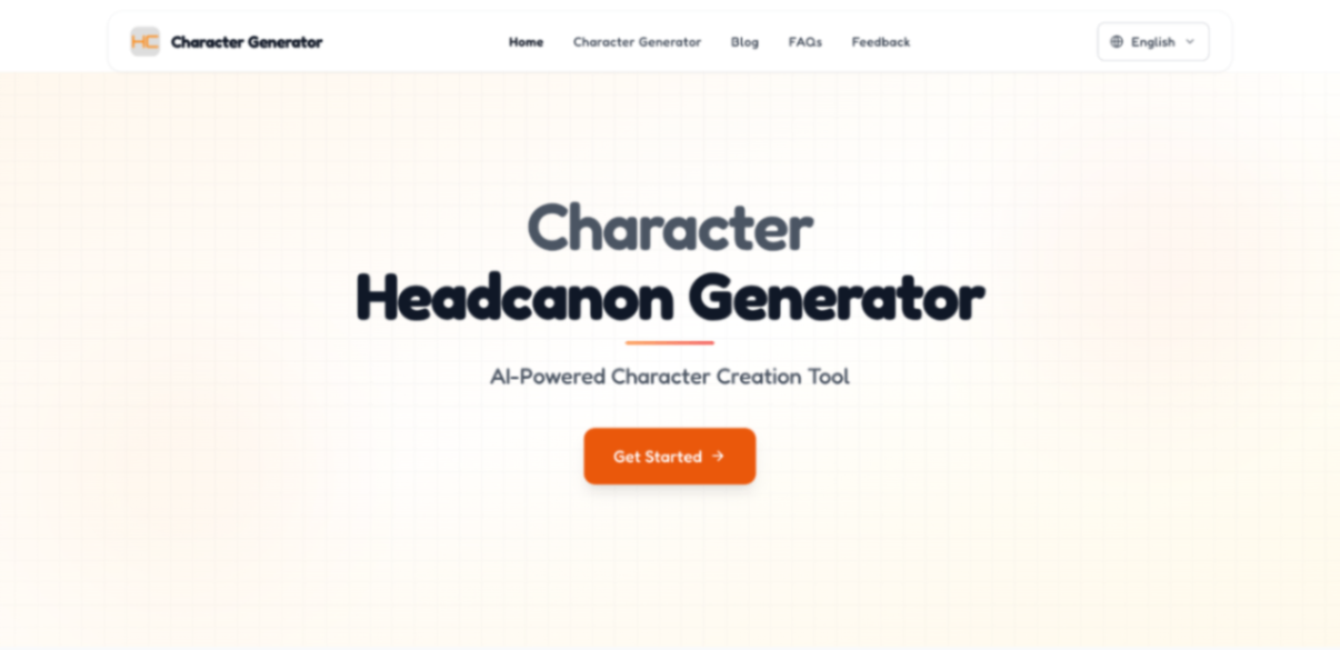 headcanon generator screenshot and logo
