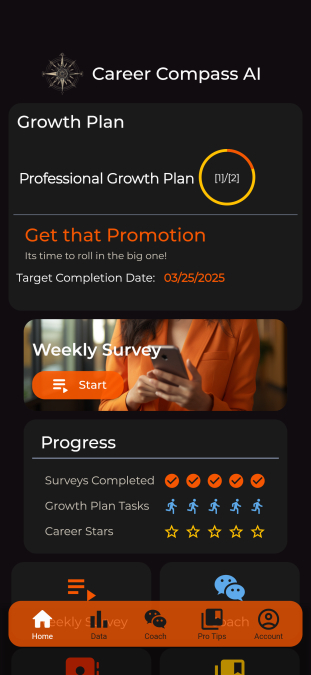 Career Compass AI screenshot and logo