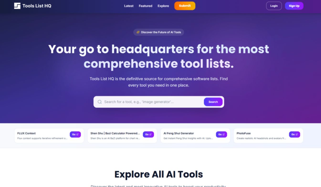 Tools List HQ thumbnail
