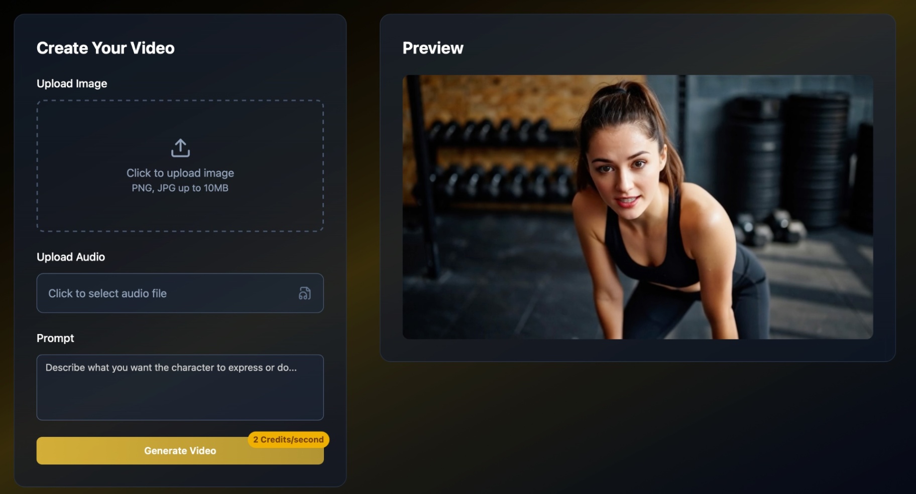 InfiniteTalk AI screenshot and logo