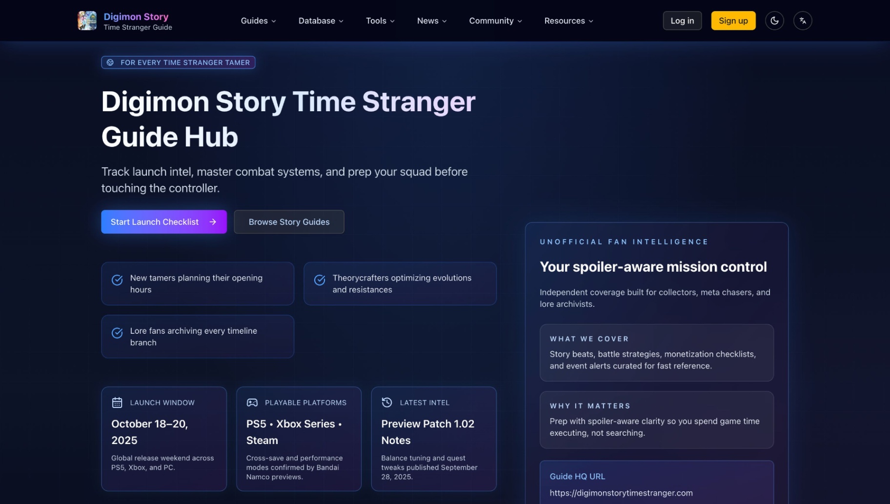 Digimon Story Time Stranger screenshot and logo