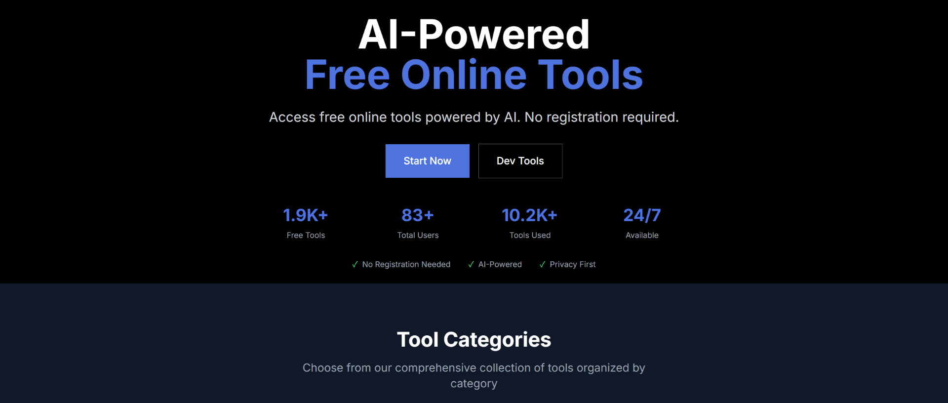 Prompt2Tool screenshot and logo