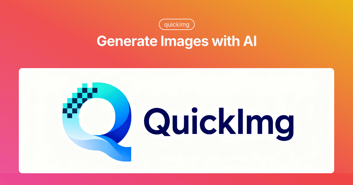 QuickImg screenshot and logo