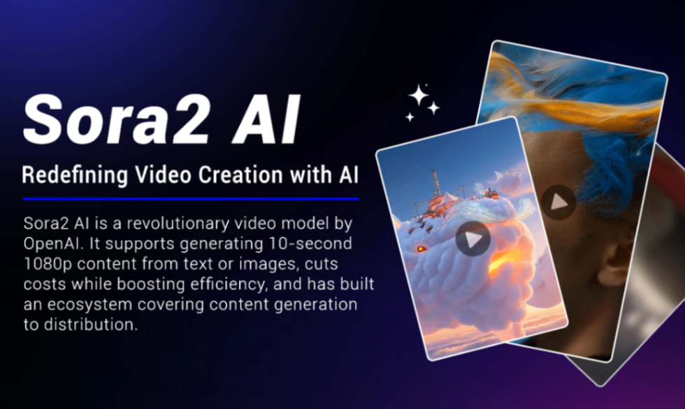 Sora2 AI screenshot and logo