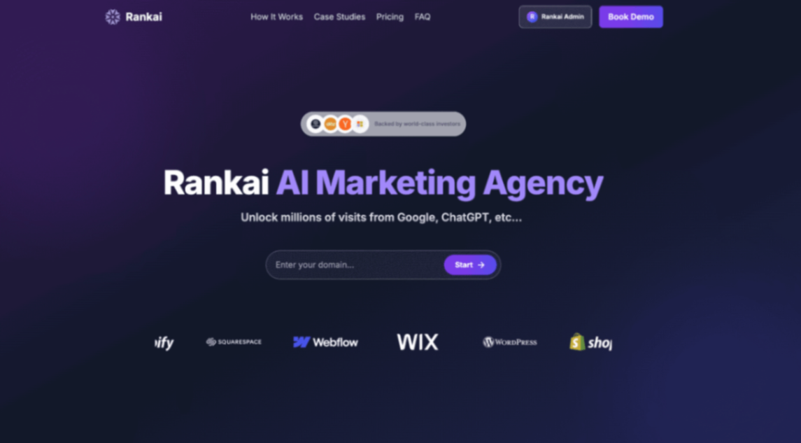 Rankai screenshot and logo