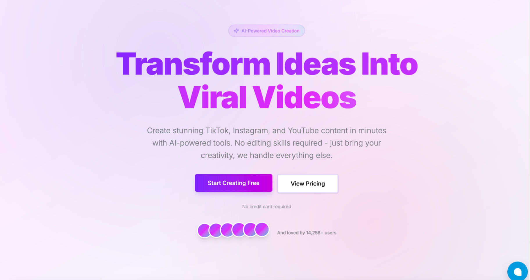 Vidione screenshot and logo