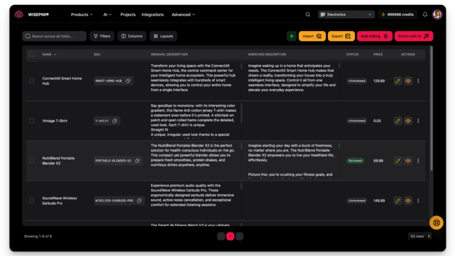 WISEPIM screenshot and logo