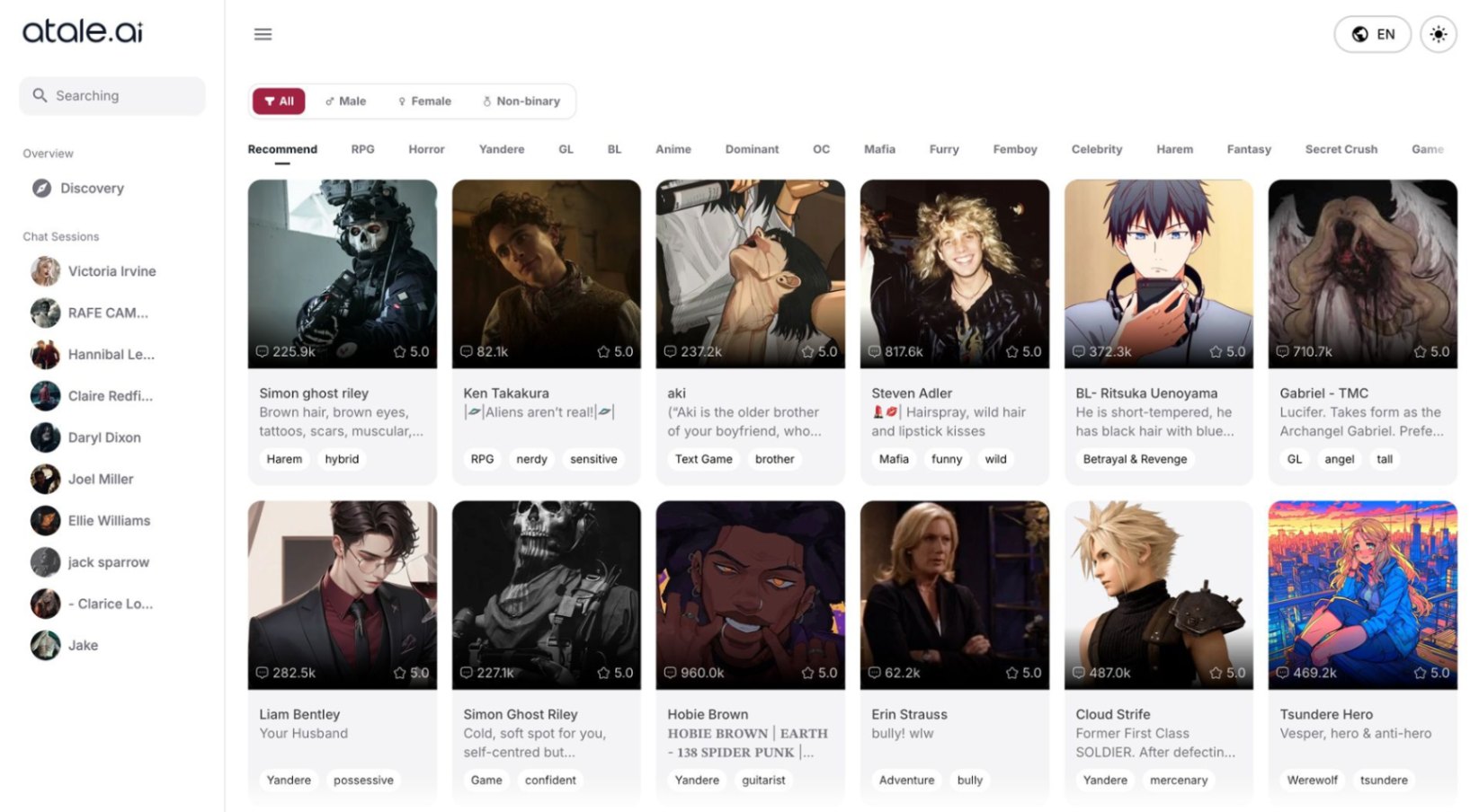 Atale AI screenshot and logo