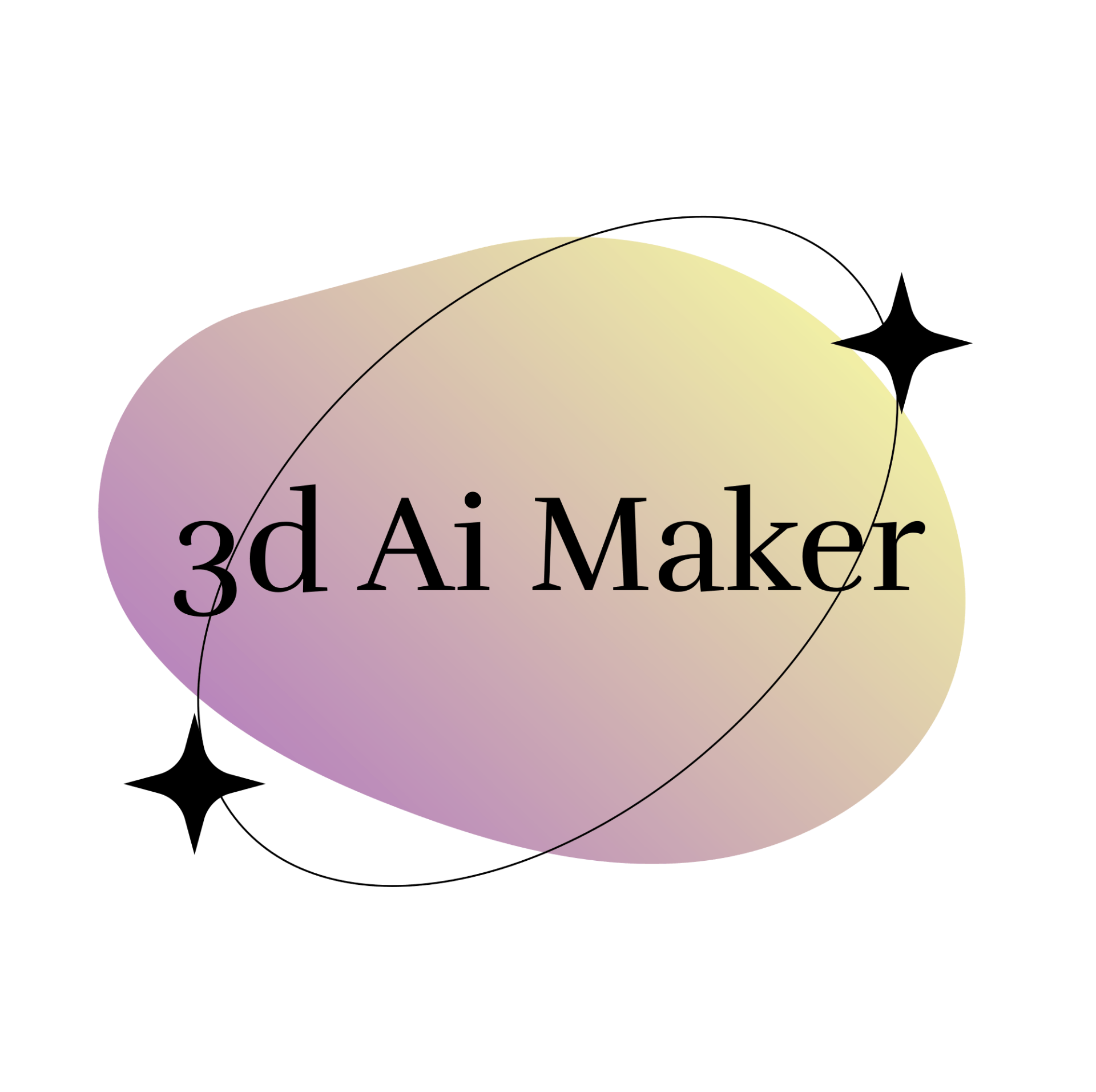 3d ai maker screenshot and logo