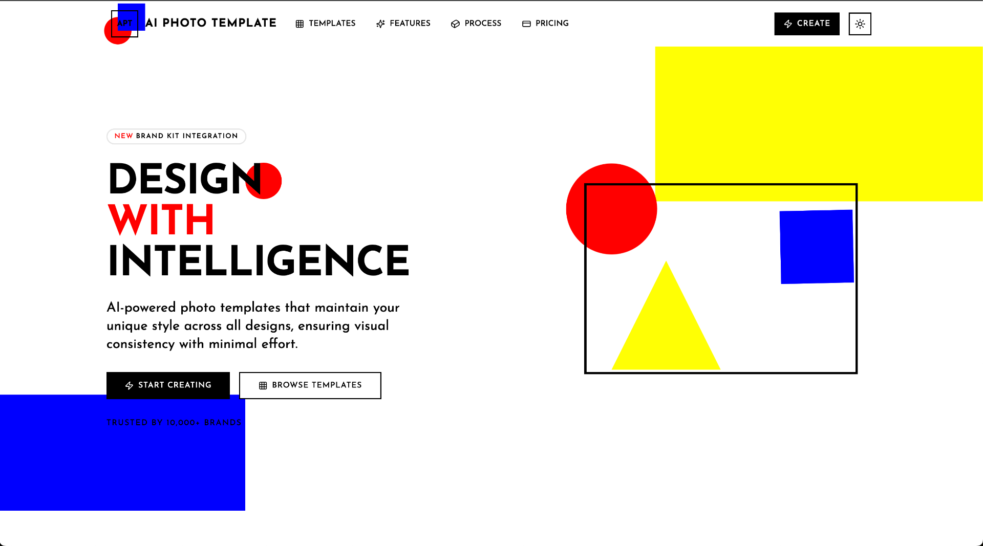 AI Photo Template screenshot and logo
