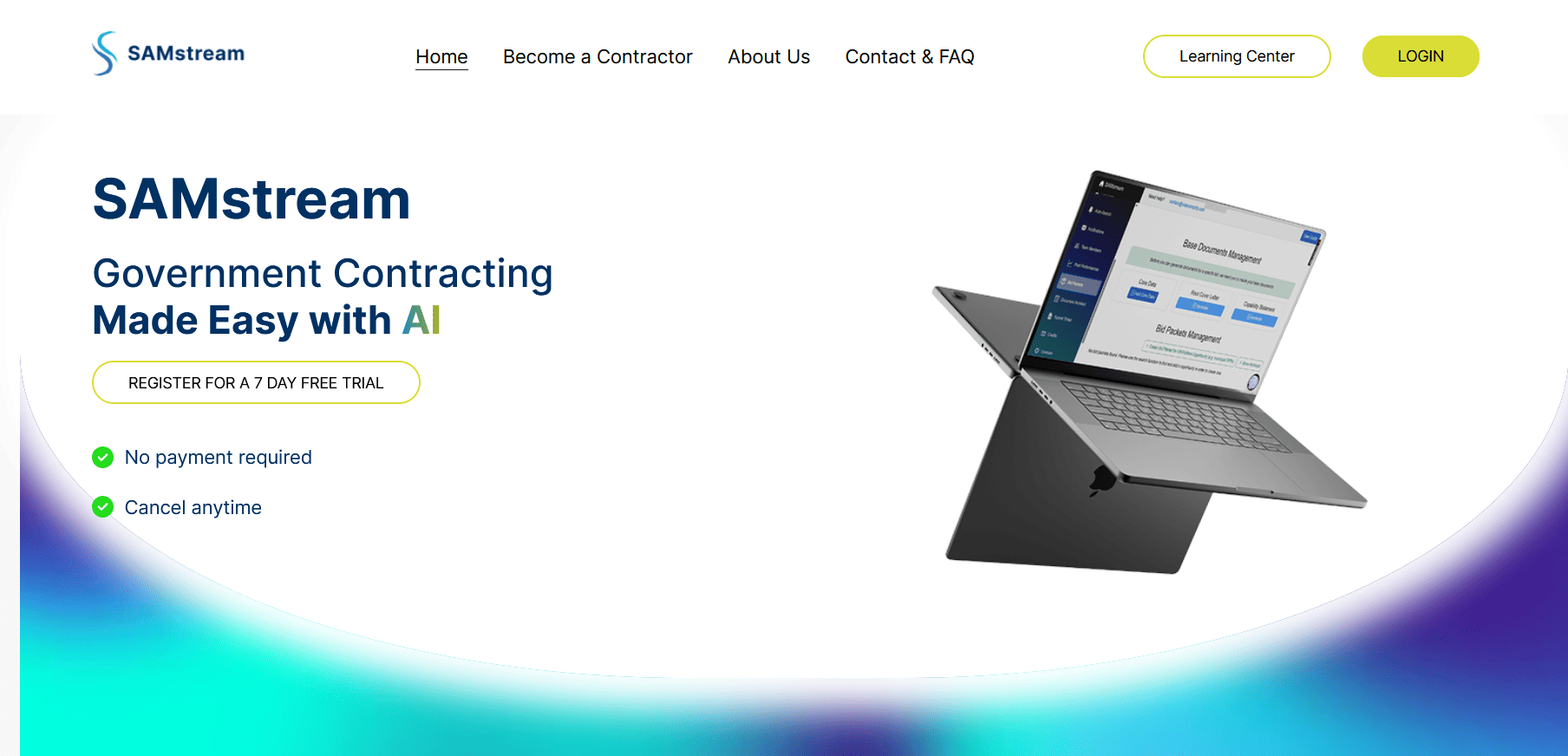 SAMstream screenshot and logo