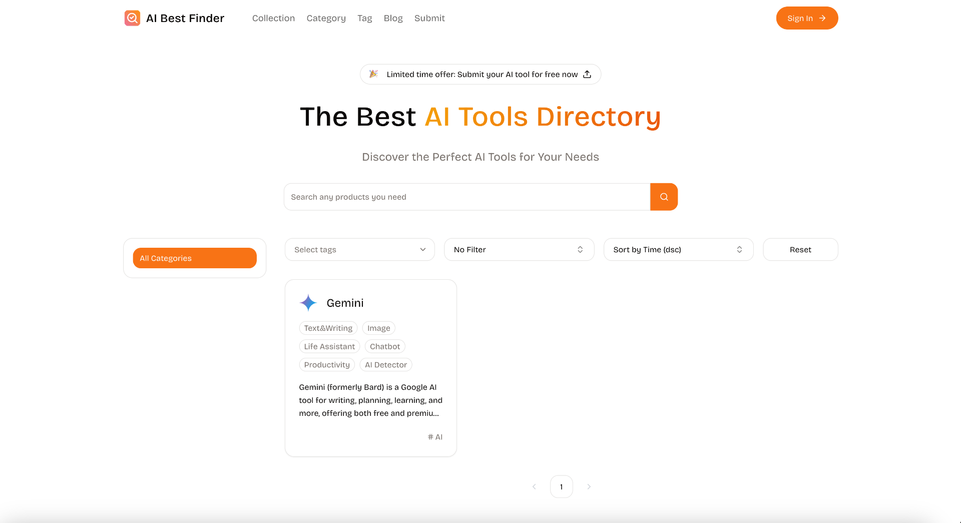 AI Best Finder screenshot and logo