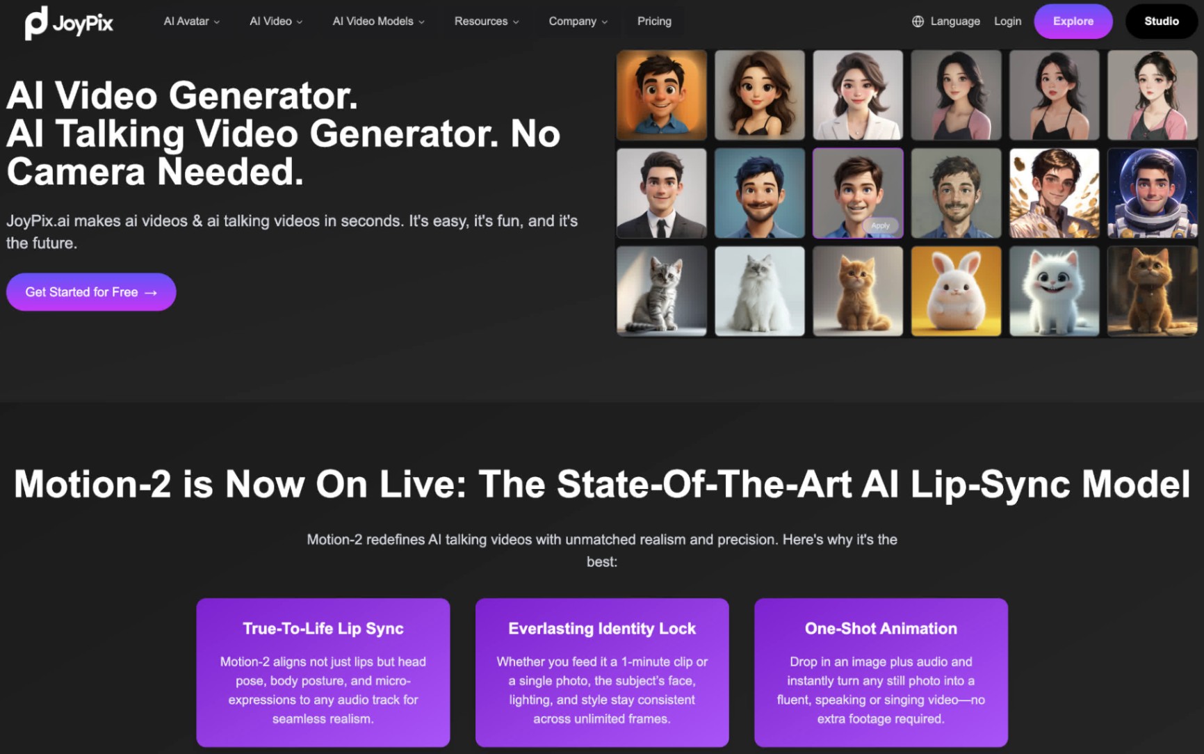 JoyPix screenshot and logo