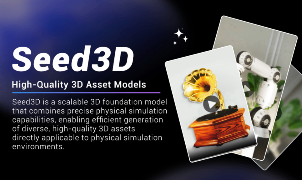 Seed3D AI preview