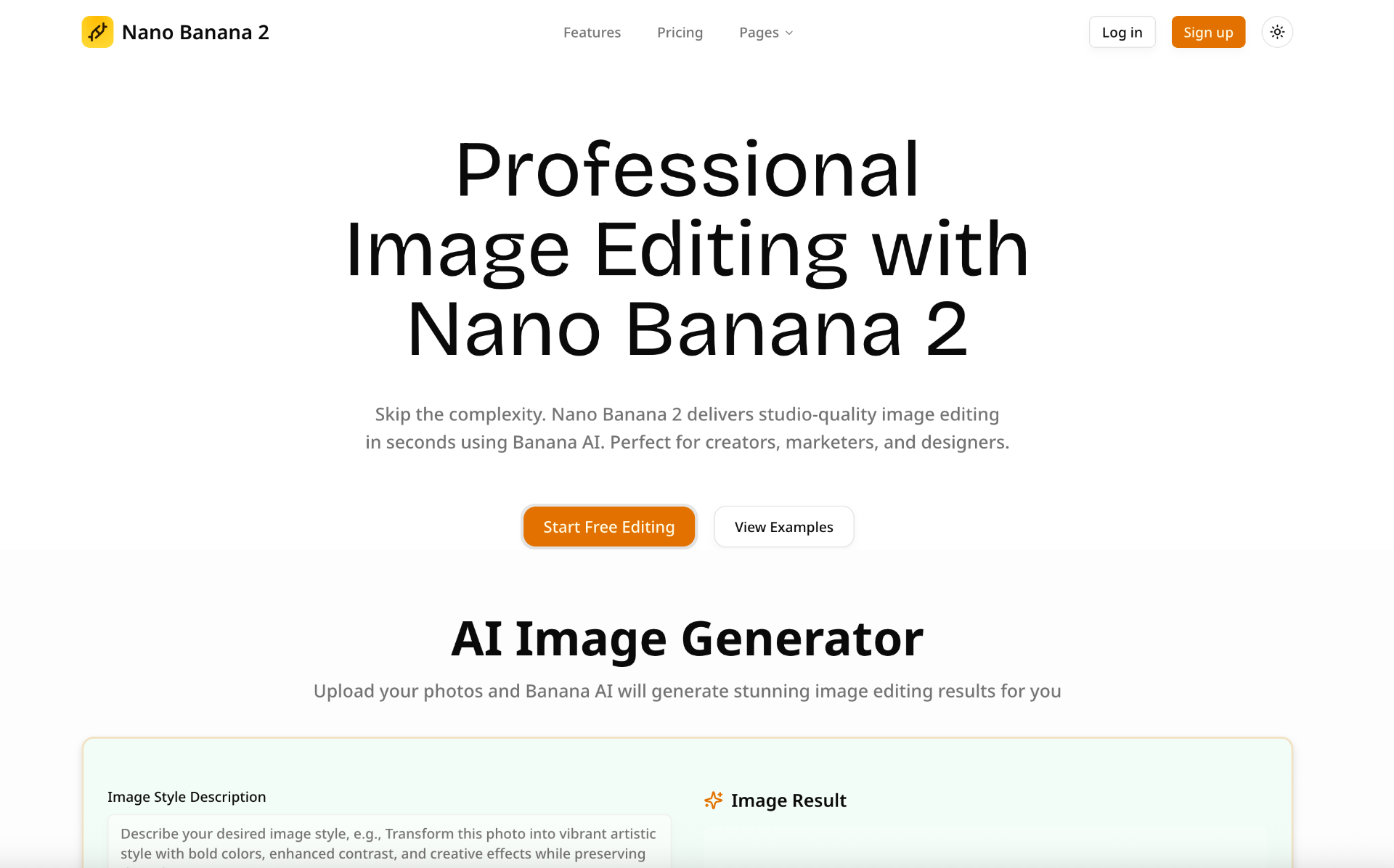 Nano Banana 2 screenshot and logo