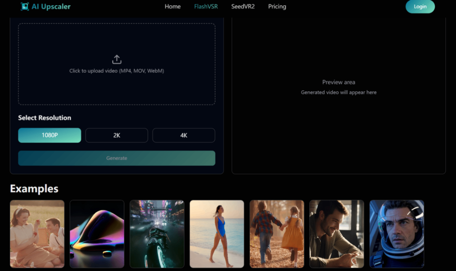 AI Upscaler screenshot and logo