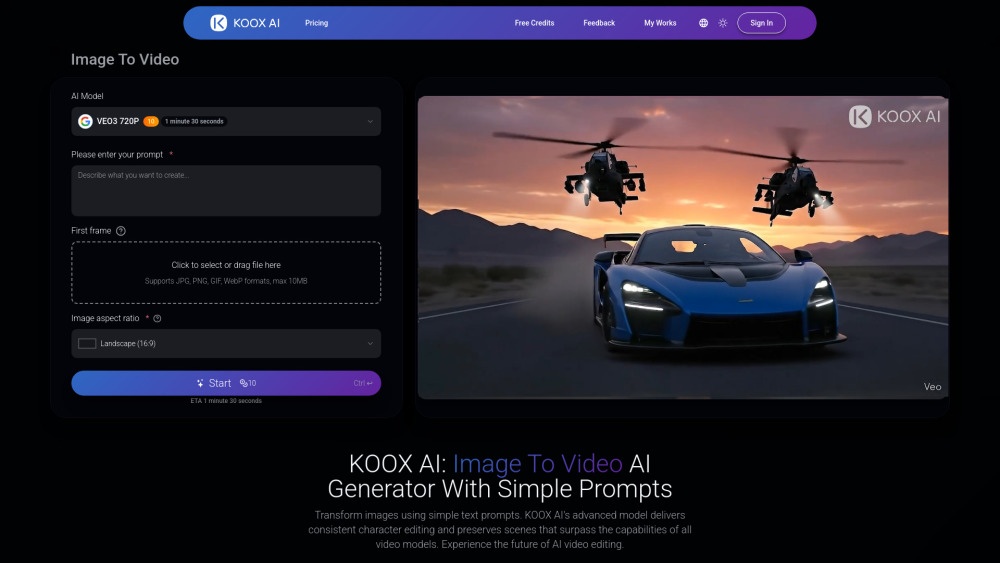KOOX AI screenshot and logo