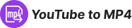 YouTube to MP4 Converter screenshot and logo