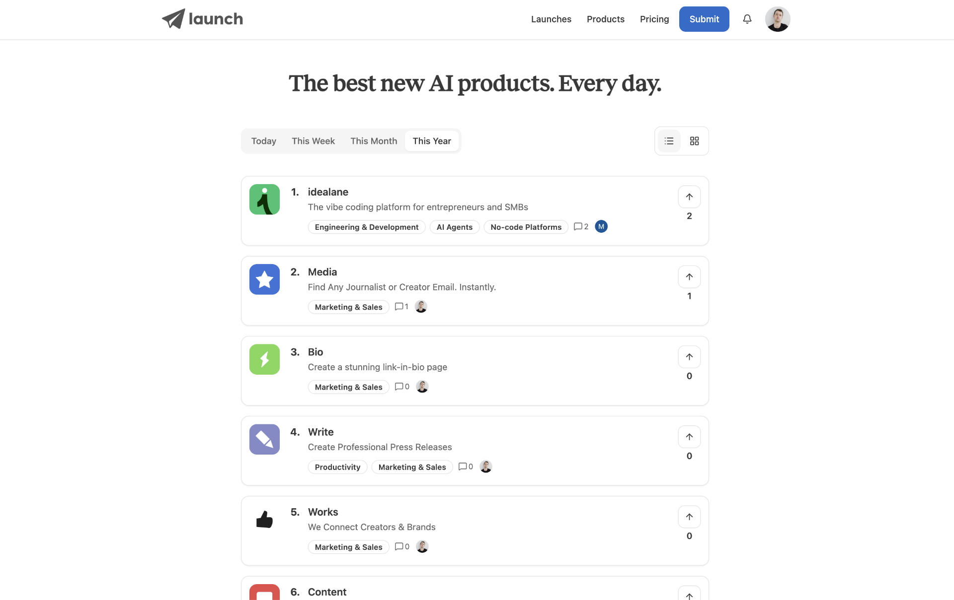 Launch screenshot and logo