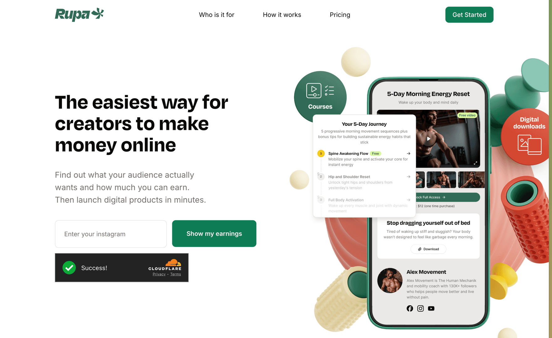 Rupa screenshot and logo