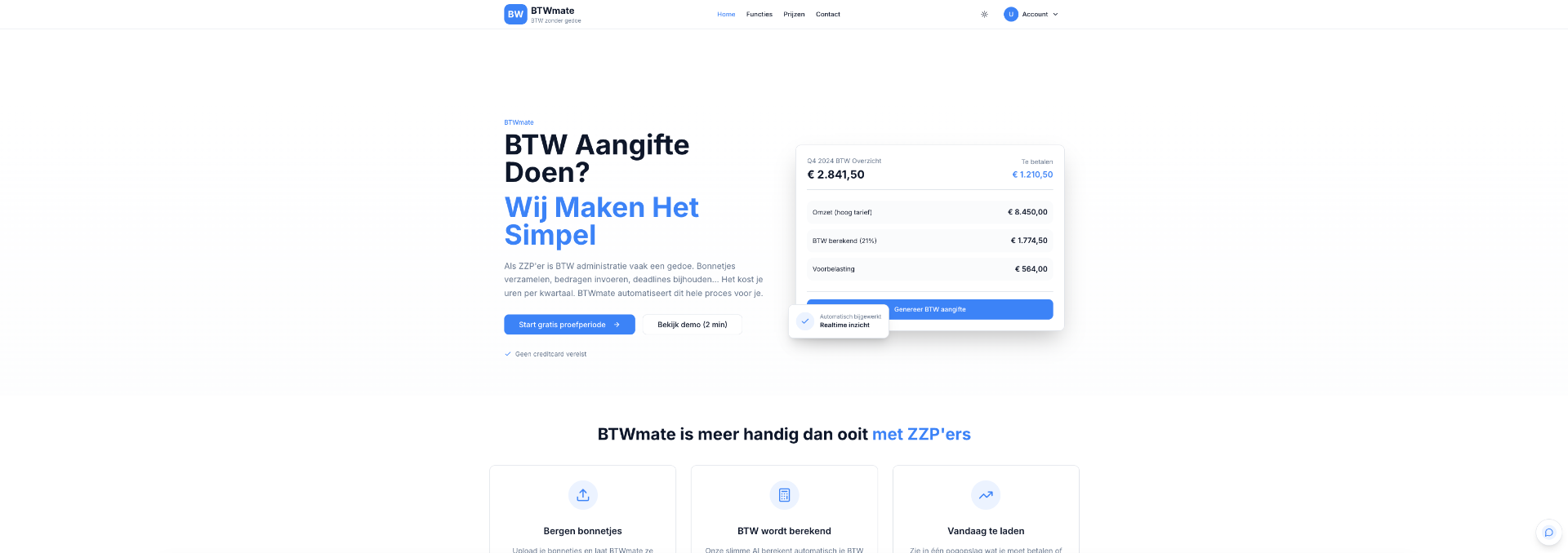 BTWmate screenshot and logo