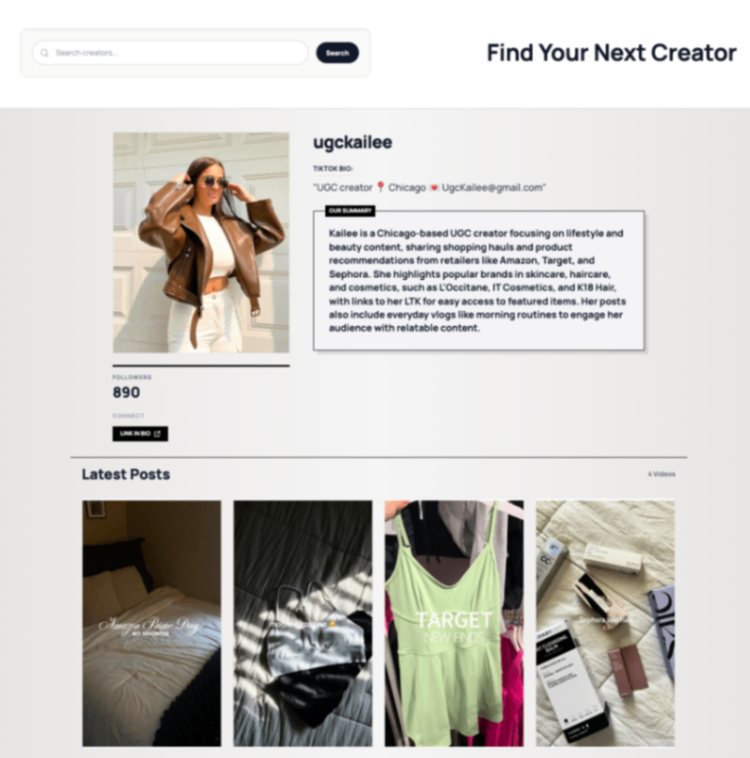 UGC Verse screenshot and logo