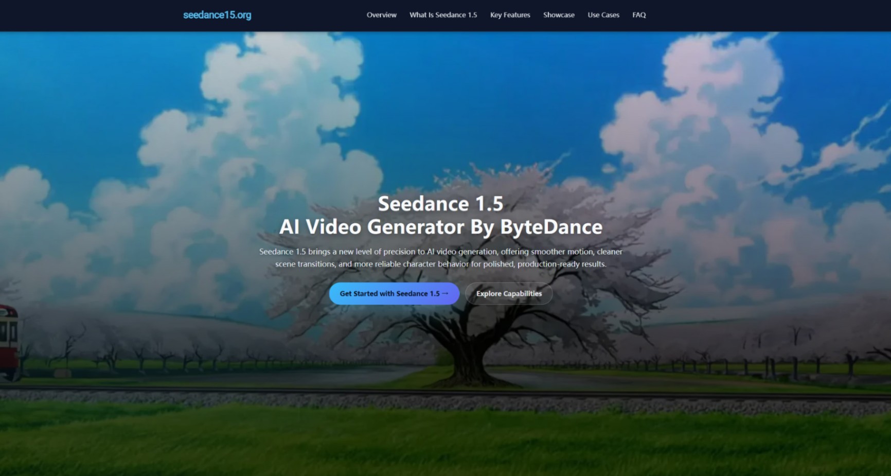 Seedance 1.5 screenshot and logo