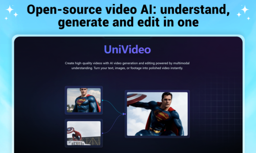 UniVideo screenshot and logo