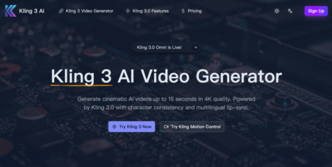 Kling 3.0 preview