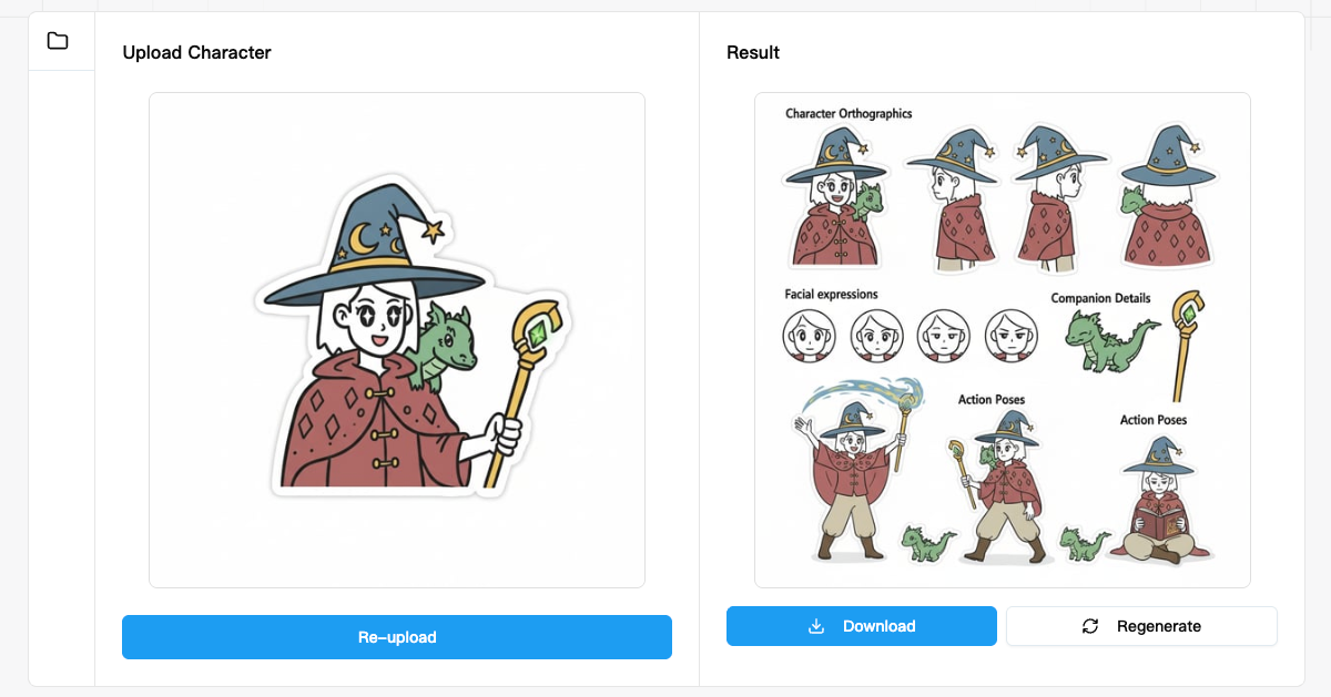 charactergen screenshot and logo