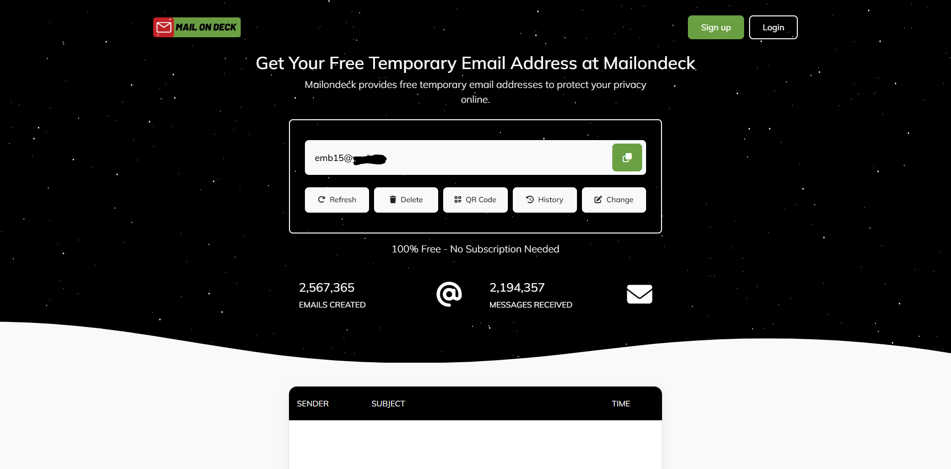 Mail On Deck screenshot and logo