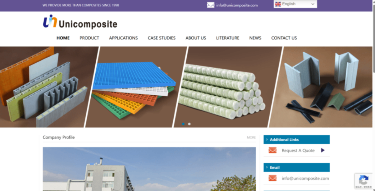 unicomposite screenshot and logo