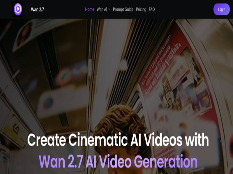 Wan 2.7 screenshot and logo