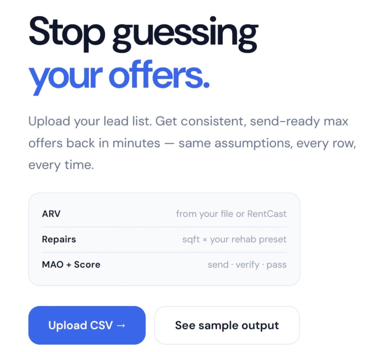 BatchOffers screenshot and logo