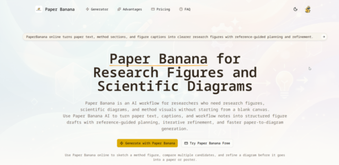 paper banana screenshot and logo