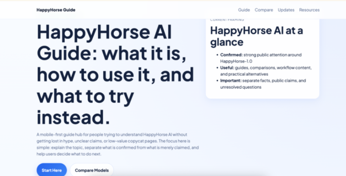 happy horse screenshot and logo