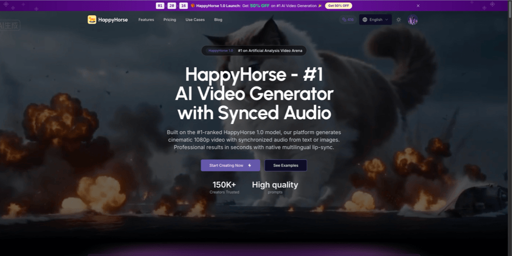 Happy Horse screenshot and logo