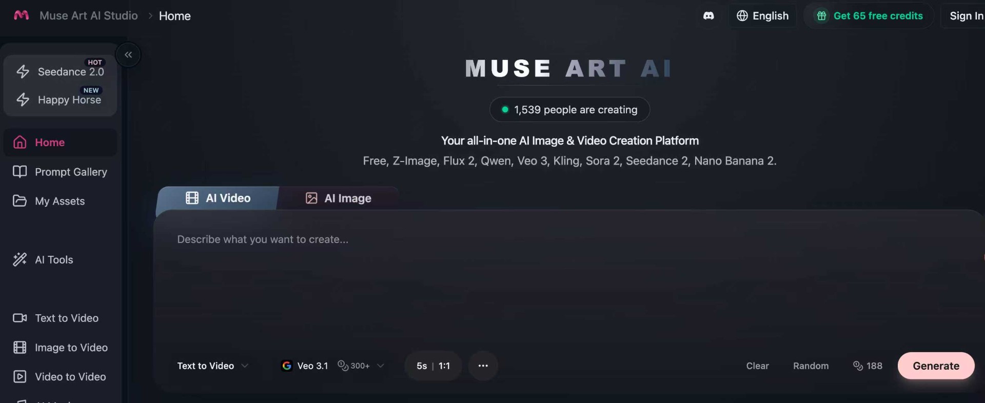 Muse Art AI screenshot and logo